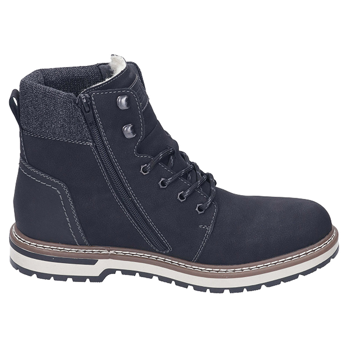 Schnürstiefel Warmfutter schwarz